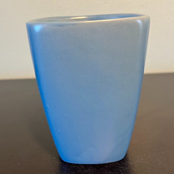 Golden Gate National Parks ART DECO Slate Blue Pottery Embossed Square Mug - Picture 2 of 9